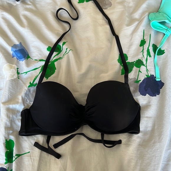 Shade & Shore black bikini top, size 34D - Picture 1 of 3